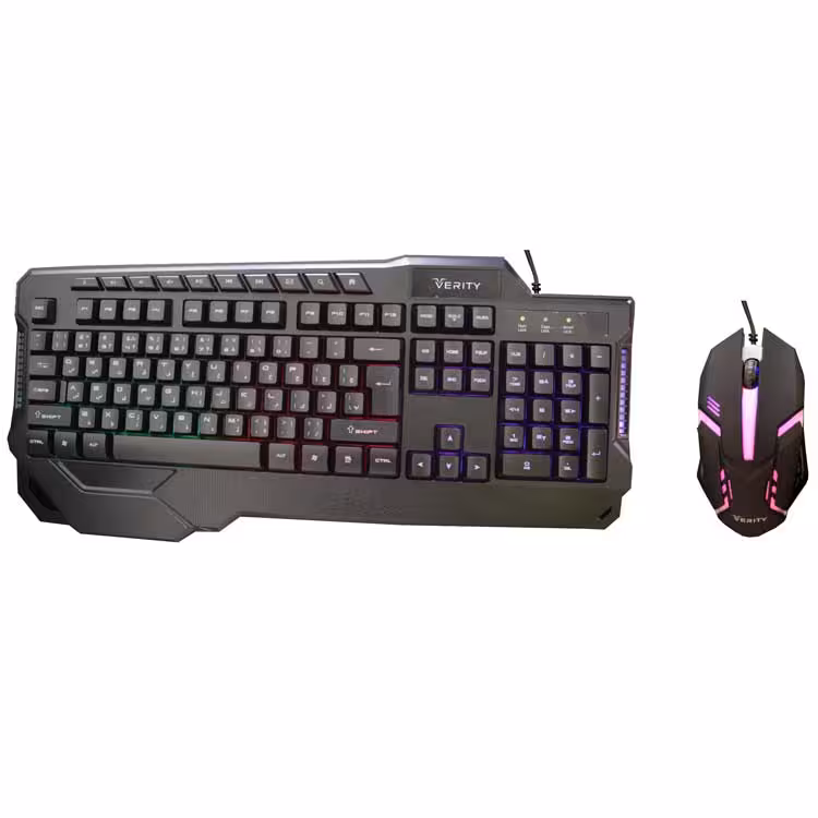 کیبورد و ماوس گیمینگ وریتی مدل V-KB6121GCW