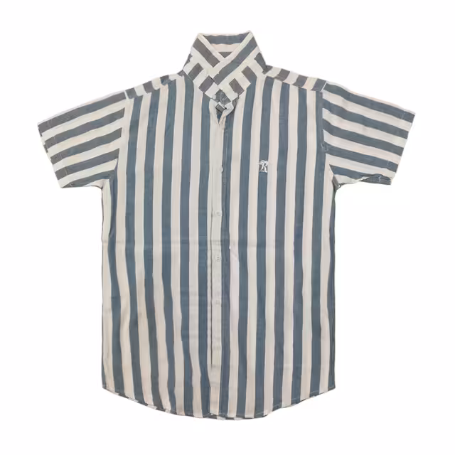 پیراهن آستین کوتاه مردانه مدل راه راه کد 80