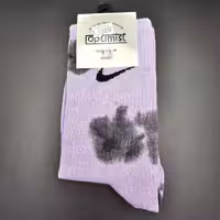 جوراب فانتزی آبرنگی بنفش