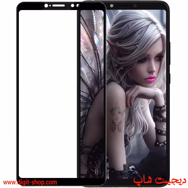 محافظ صفحه نمایش گلس می مکس 3 شیائومی ضد ضربه مقاوم گلس تمام صفحه