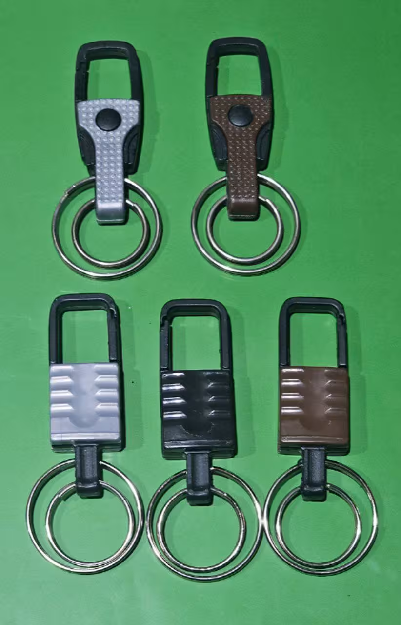 جاکلیدی فلزی 2حلقه طرحدارخارجی