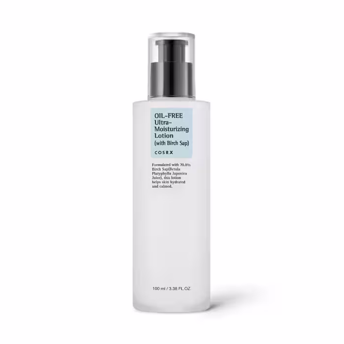 لوسیون آبرسان قوی فاقد چربی کوزارکس | COSRX Oil-Free Ultra-Moisturizing Lotion (with Birch Sap)
