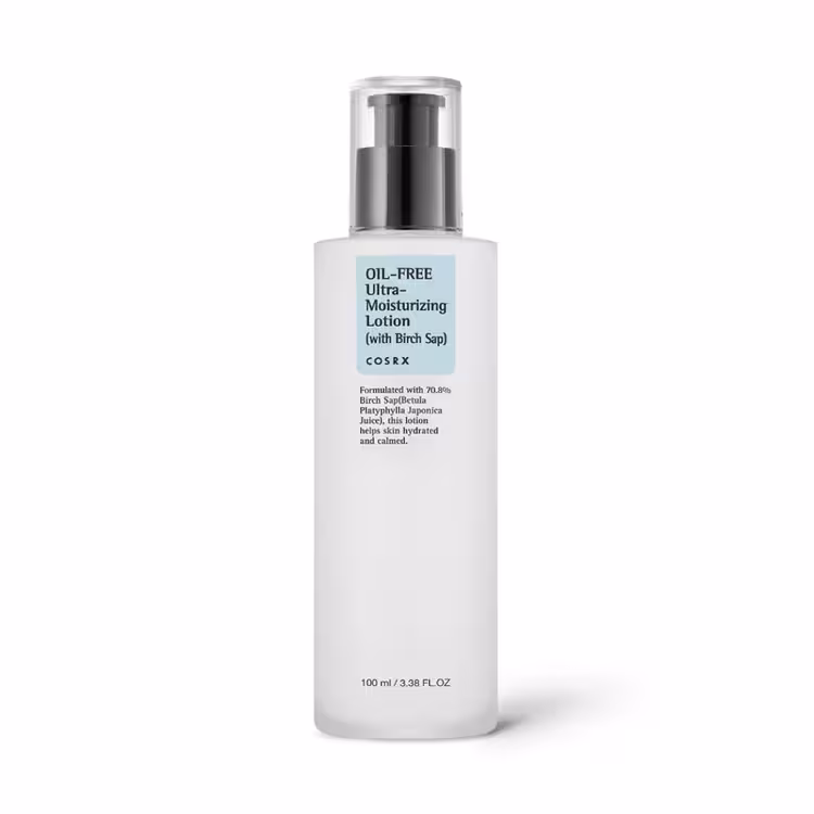 لوسیون آبرسان قوی فاقد چربی کوزارکس | COSRX Oil-Free Ultra-Moisturizing Lotion (with Birch Sap)