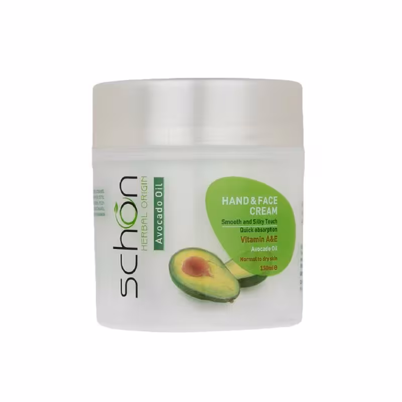 کرم دست و صورت کاسه ای آووکادو شون