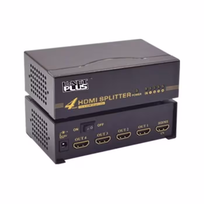 اسپلیتر 4 پورت HDMI کی نت پلاس KP-S644