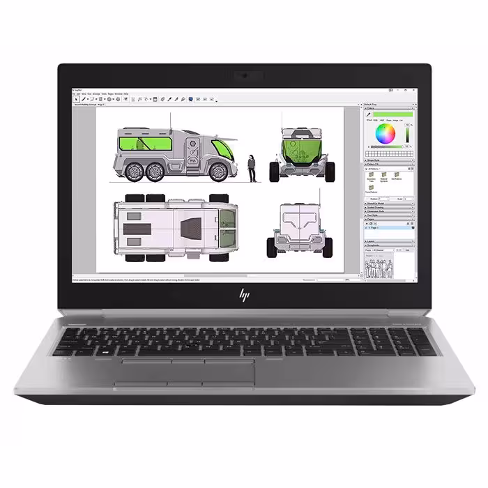 لپ تاپ 15 اینچی اچ پی مدل ZBook 15 G6 Mobile Workstation-B2