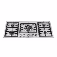 اجاق گاز صفحه ای درسا مدل DG2201-5M استیل 5 شعله ای