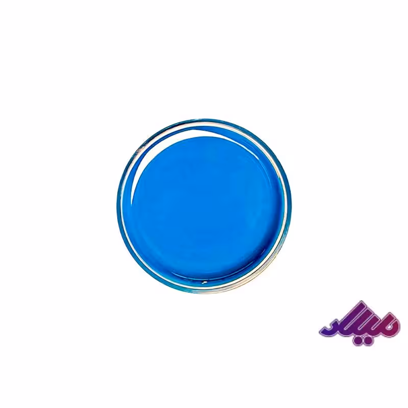 رنگ خمیری رزین آبی ساده