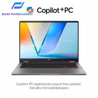لپ تاپ ایسوس 16 اینچی ASUS Vivobook 14 Flip TP3407SA Copilot  PC Core Ultra 7 256V 16GB 1TB SSD Intel Arc | سام پردازش