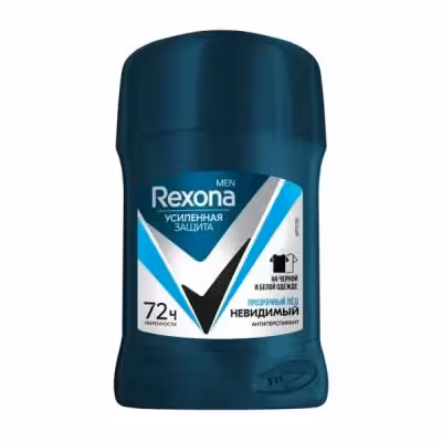 استیک ضد تعریق مردانه آنتی باکتریال رکسونا Rexona مدل Ice Invisible حجم 50 میل