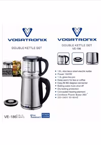چای ساز روهمی وگاترونیکس مدل VE-186 | خرید چای‌ساز 1500 وات