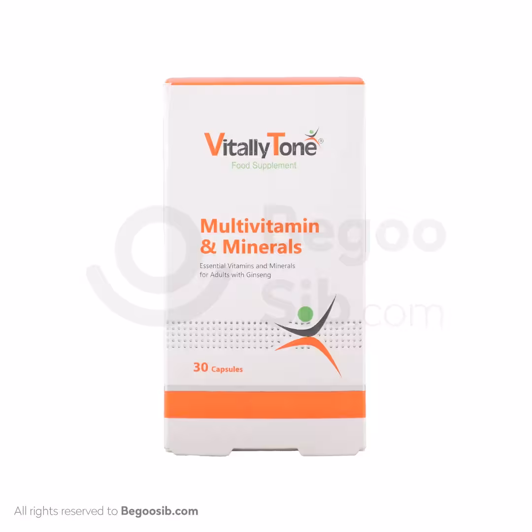 کپسول ژلاتینی نرم مولتی ویتامین و مینرال ویتالی تون 30 عددی