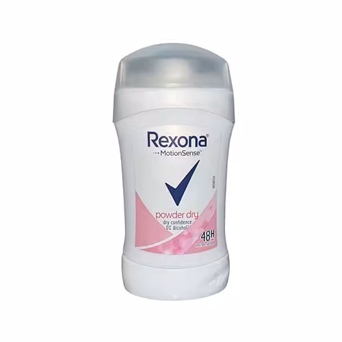مام ضد تعریق صابونی 48 ساعته زنانه رکسونا Rexona مدل Powder Dry حجم 40 گرم