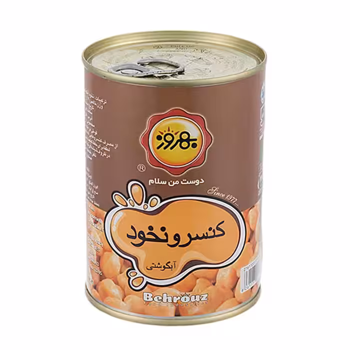 کنسرو نخود آبگوشتی طلایی بهروز 380 گرمی
