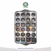 قالب تفلون مافین 3 طرح 24 خانه