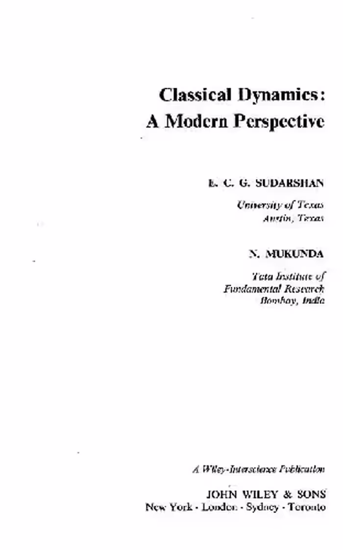 خرید و دانلود نسخه کامل کتاب Classical dynamics: a modern perspective