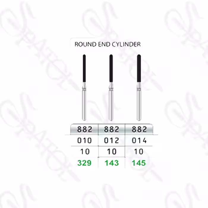 فرز الماسی توربین تراش 10 میل ROUND END CYLINDER 882 تیزکاوان TEESKAVAN