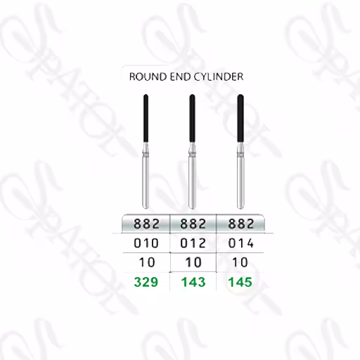 فرز الماسی توربین تراش 10 میل ROUND END CYLINDER 882 تیزکاوان TEESKAVAN