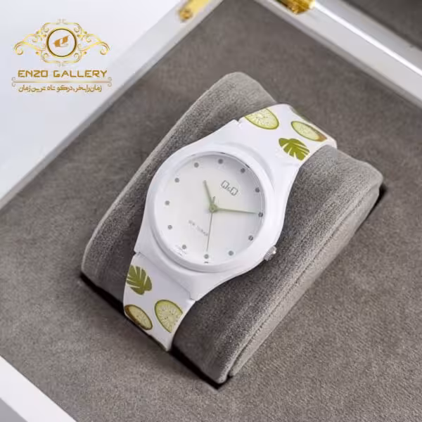 ساعت مچی کیو اند کیو طرح کیوی Q127