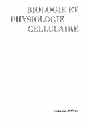خرید و دانلود نسخه کامل کتاب Biologie et physiologie cellulaires