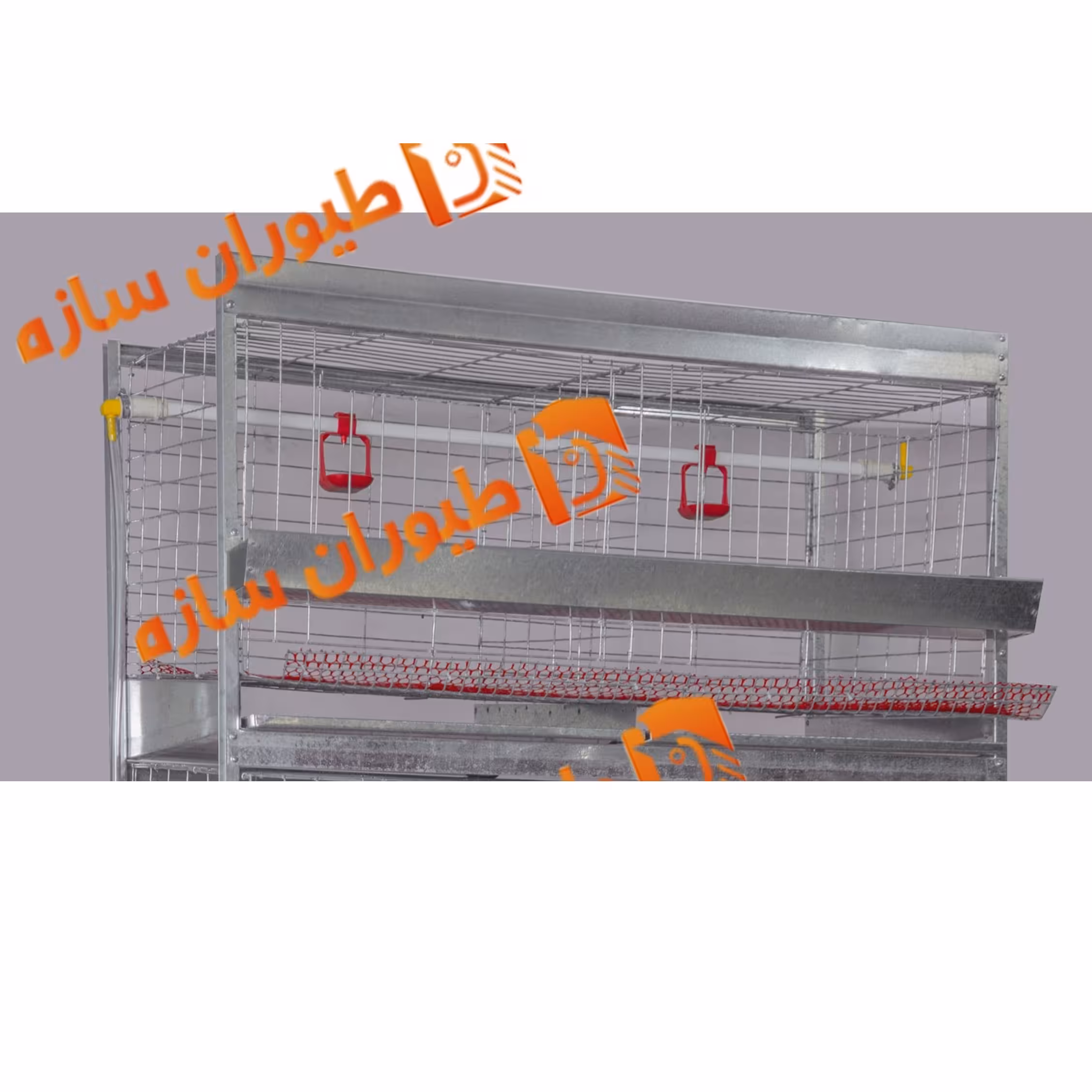 قفس مرغ و خروس تزئینی تولید کارخانه (1 طبقه)