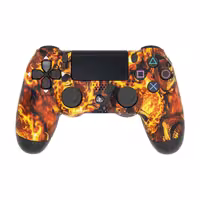 دسته پلی استیشن4 طرح جمجمه آتشین هایکپی