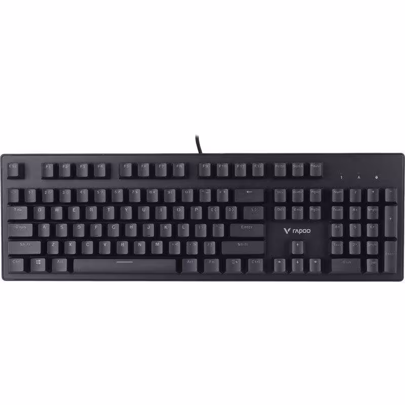کیبورد باسیم گیمینگ رپو مدل RAPOO V510C Blue Switch