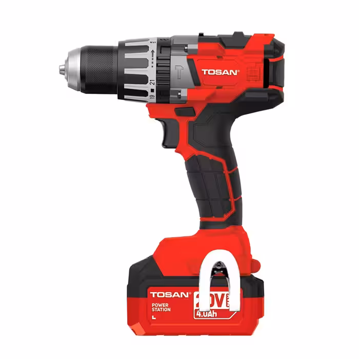 دریل پیچ گوشتی شارژی چکشی براشلس 20 ولت توسن مدل 9622BHS