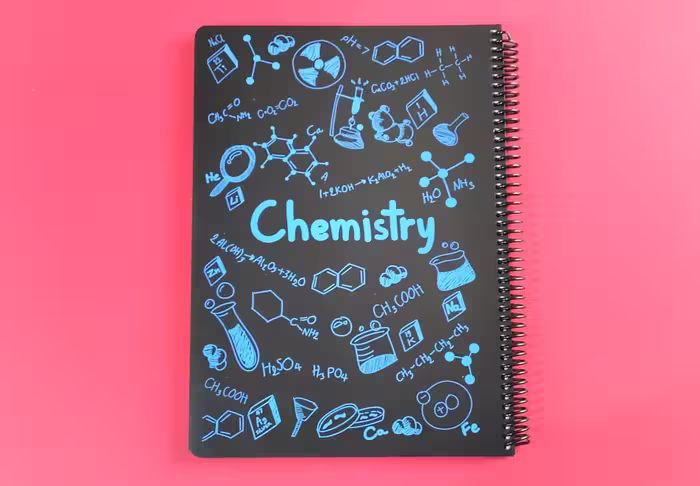 دفتر فرمول 100 برگ رحلی جلد طلقی Chemistry پونیکس