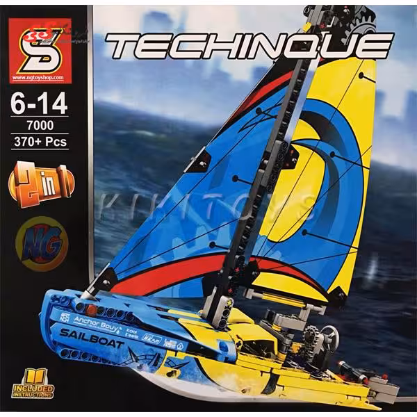 لگو قایق بادبانی مسابقه ای اس وای SY7000