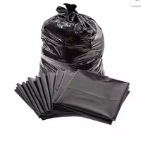 کیسه زباله مشکی درجه سه 25 کیلویی سایز  80 در 120