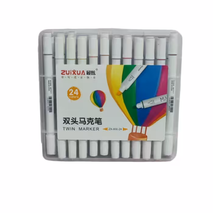 ماژیک رنگ آمیزی 24 رنگ جوکسا مدل دوسر | چاوه