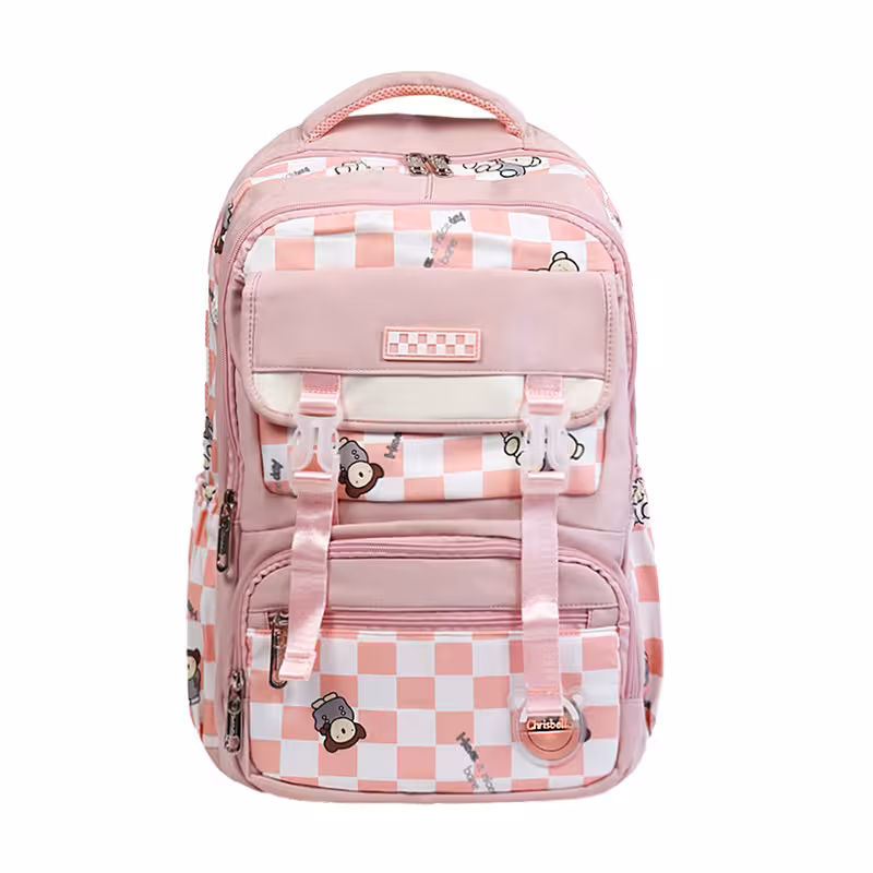 کوله پشتی مدرسه کریس بلا مدل چهارخونه 102704 | کالا مکس