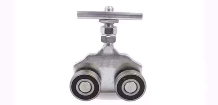 قرقره (بلبرینگ) بالای درب 4 چرخ 7×7 درجه یک