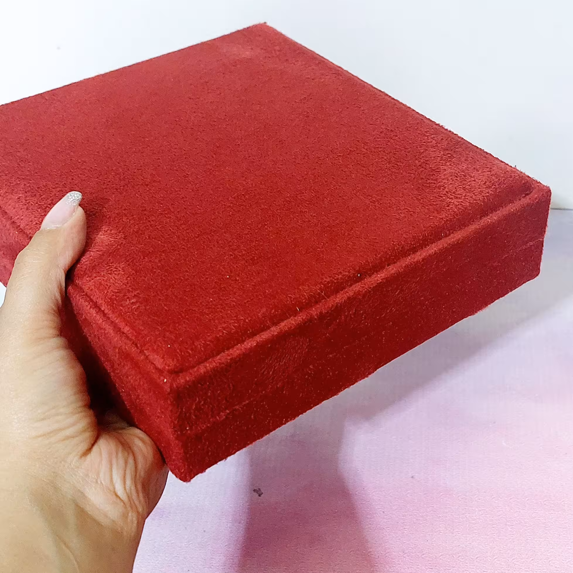 جعبه سرویس طلا و جواهر  مخمل به قیمت عمده