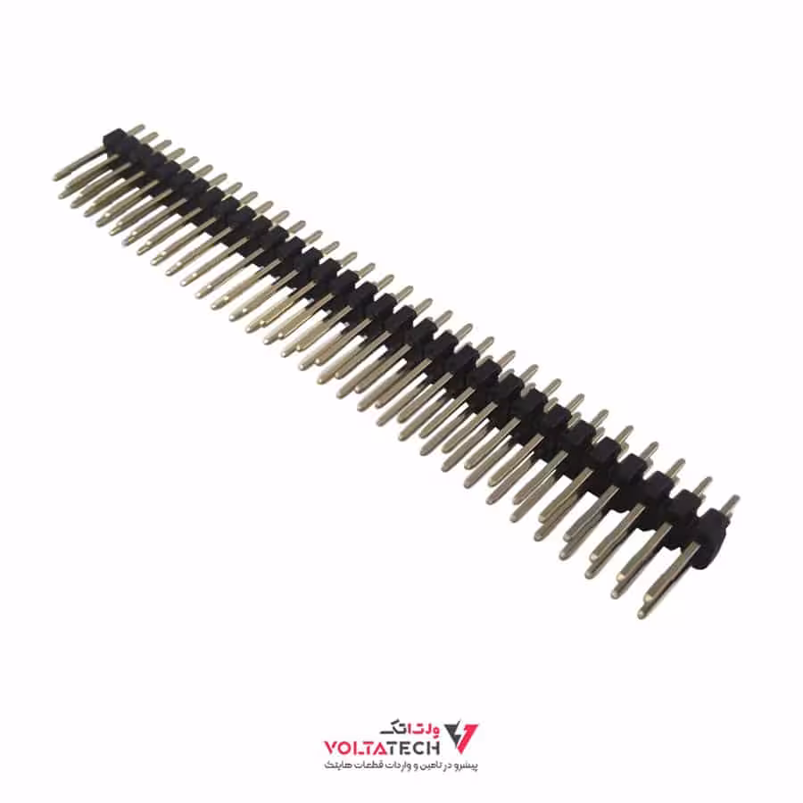 پین هدر 40×2 نری صاف 254mm 25mm
