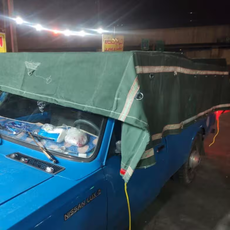 چادر برزنت ضخیم ضداب نیسان روباری سایز 3/5 در 4/5