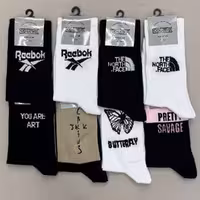 جوراب ساقدار اسپرت طرح نوشته