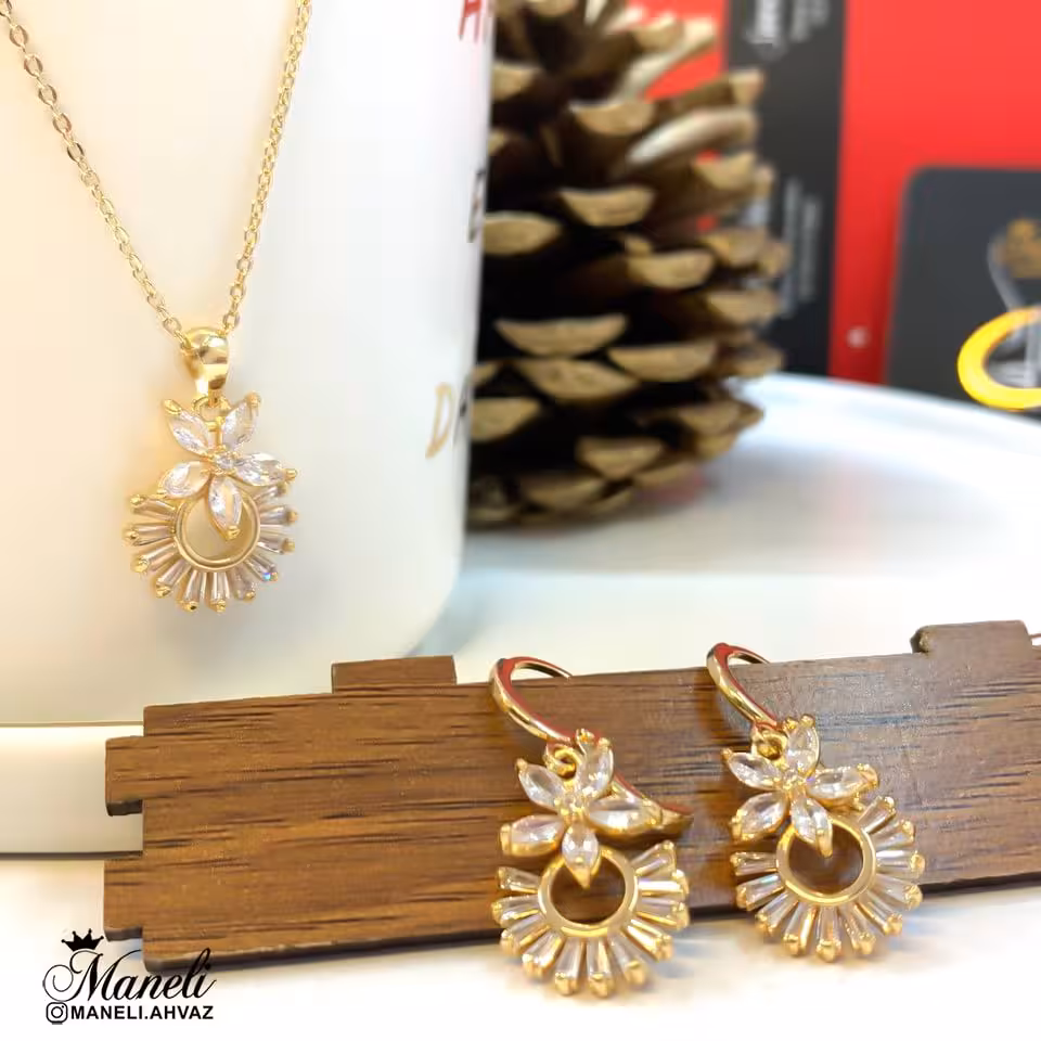 نیم ست طرح گل 14010502