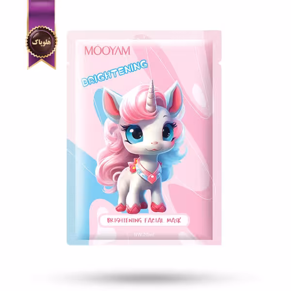 ماسک صورت ورقه‌ ای مویام MOOYAM مدل یونیکورن Unicornio پک 1 عددی (اورجینال)