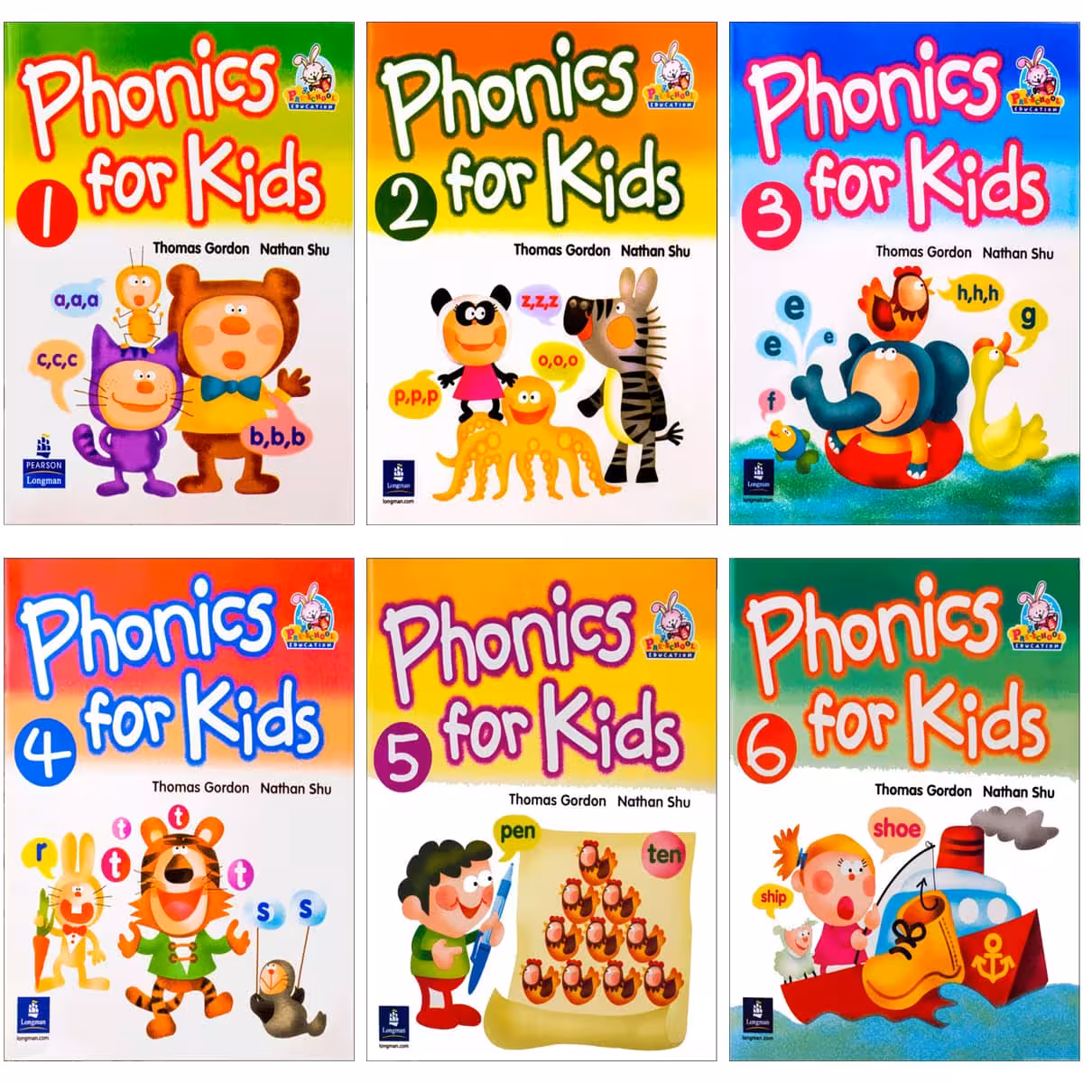 مجموعه کامل شش جلدی فونیکس فور کیدز Phonics for Kids Book Series
