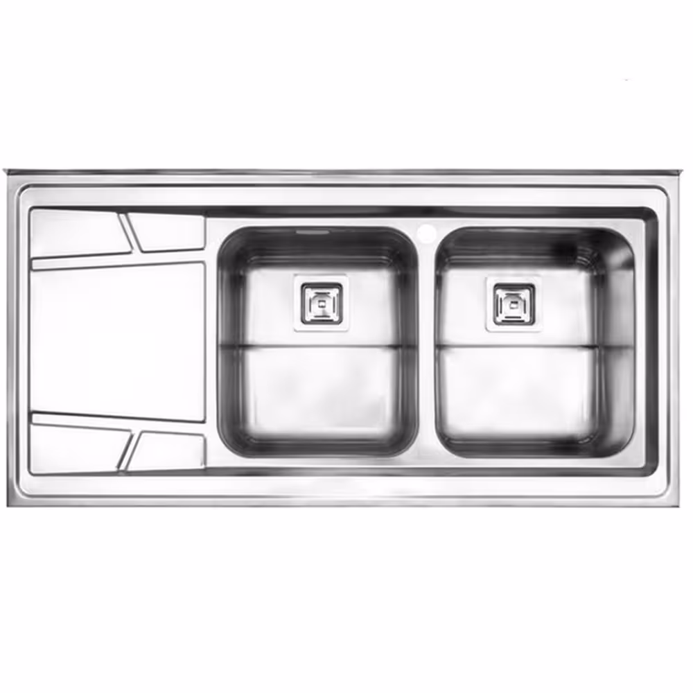 سینک استیل البرز مدل 738 روکار