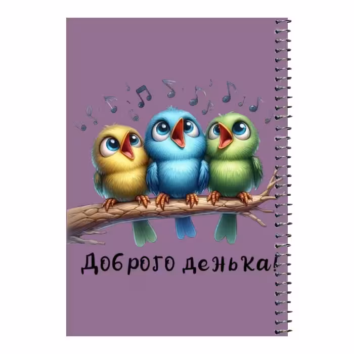 دفتر مشق 80 برگ اس جی مدل آواز پرنده ها