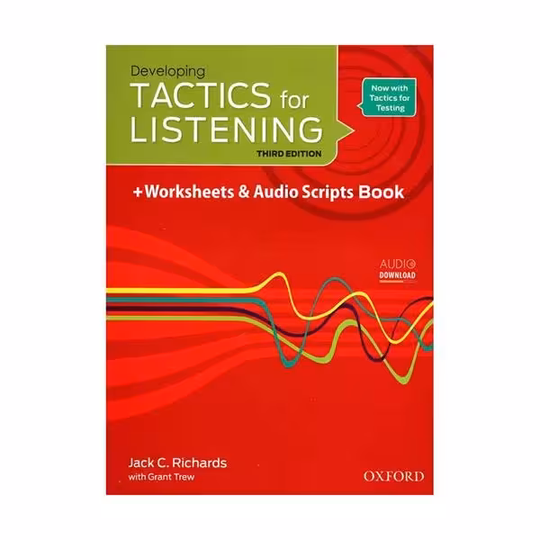 کتاب Developing TACTICS for LISTENING THIRD EDITION اثر Jack C. Richards انتشارات Oxford