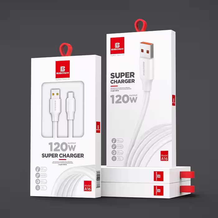 کابل شارژ میکرو یو اس بی 120 واتی بیبوشی مدل Biboshi 120W Micro USB Charging Cable A16
