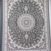 فرش ماشینی  پاتریس 1500شانه طرح الماس طوسی 12متری