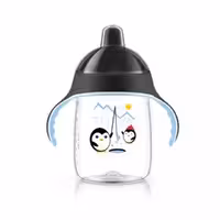 لیوان دسته دار 18  ماه 340 میل مشکی avent 75503