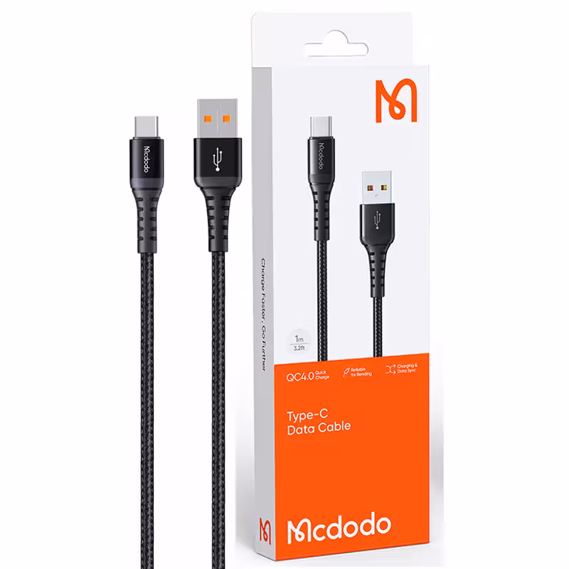 کابل تایپ سی فست شارژ Mcdodo CA-2271 3A QC4.0 1m