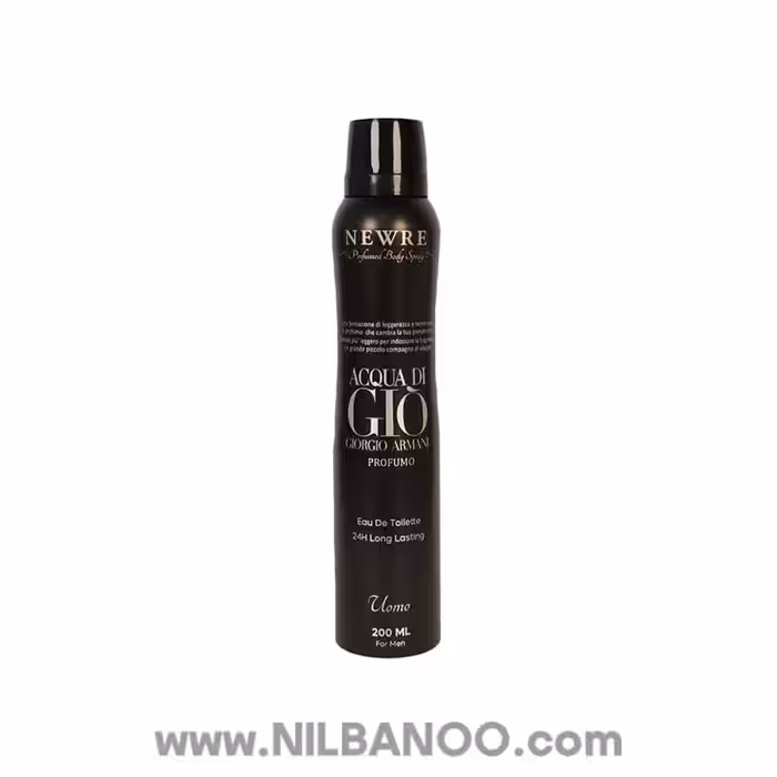 اسپری بدن مردانه نیوره مدل GIORGIO ARMANI
