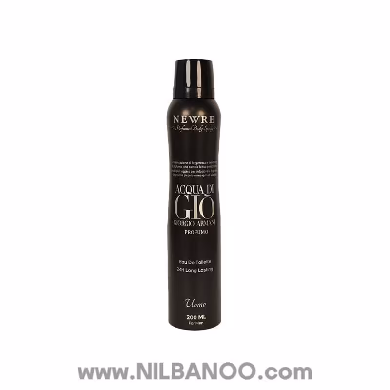 اسپری بدن مردانه نیوره مدل GIORGIO ARMANI